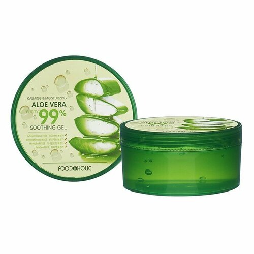 Гель для лица Calming & Moisturizing, успокаивающий, с экстрактом алоэ, 300 мл nature republic aloe vera soothing and moisture 90% toner увлажняющий тонер для лица c 90% алоэ вера 155 мл