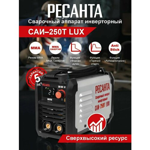 Сварочный аппарат инверторный САИ-250Т LUX Ресанта 1779000₽
