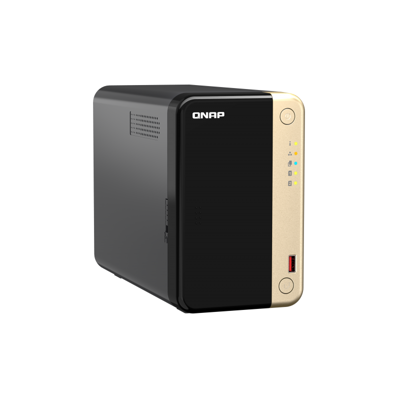 Сетевое хранилище NAS Qnap TS-264-8G черный - фото №9