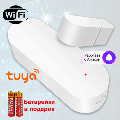 Умный WiFi датчик открытия двери и окна для умного дома. Работает в Digma Smart Life и Алисой