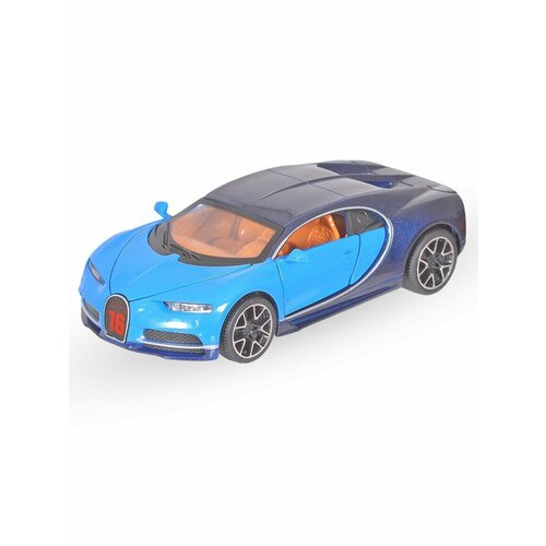Модель машины Bugatti Chiron 1:32 свет, звук, инерция 05692 модель машины bugatti chiron 1 32 свет звук инерция 05692