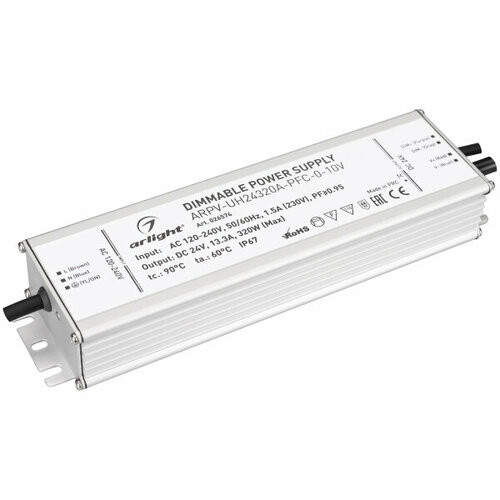 Arlight Блок питания ARPV-UH24320A-PFC-0-10V (24V, 13.3A, 320W)