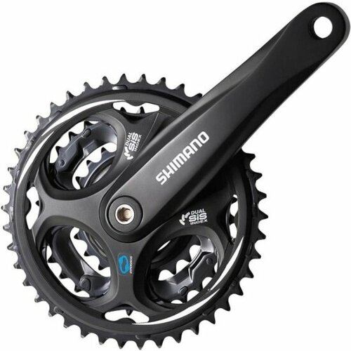 Система Shimano Altus, M311, 175мм, 48/38/28T, черн система shimano altus m311 170мм квадрат 48 38 28t защита черный