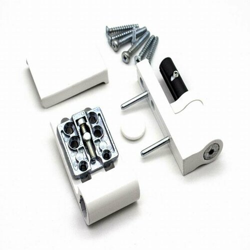 Петля Windoorpro для пвх дверей dhv 120 кг белая Ral 9016 1302₽