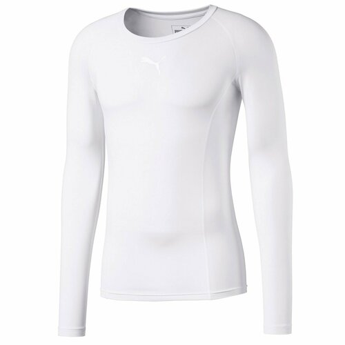 Футболка PUMA Liga Baselayer Tee LS, размер 128, белый