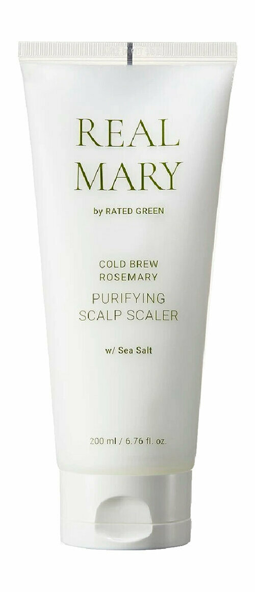 Очищающая и отшелушивающая маска для кожи головы с соком розмарина Rated Green Real Mary Cold Brewed Rosemary Purifying Scalp Scaler