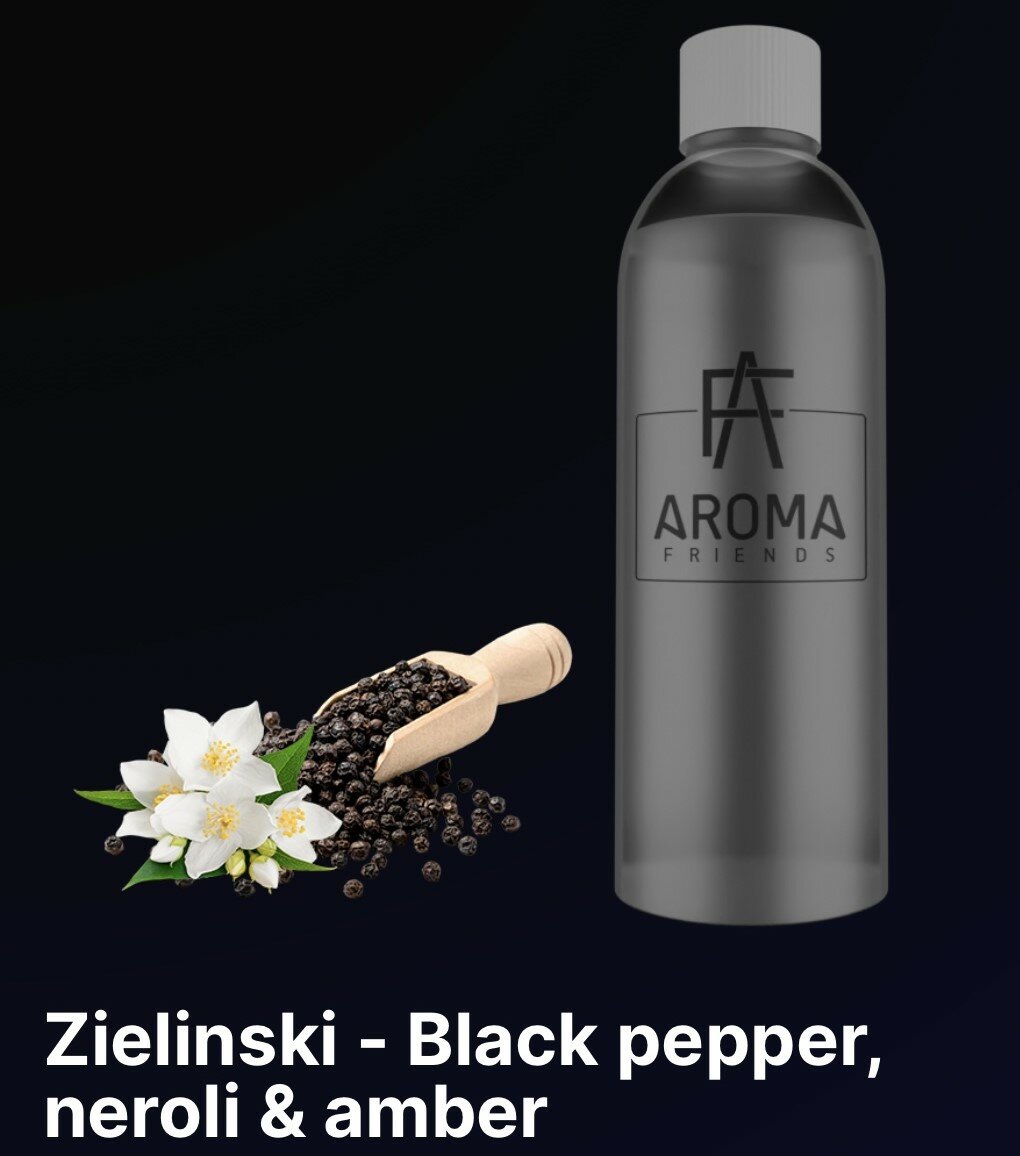 Наполнитель для ароматического диффузора Aroma Friends аромат ZIELINSKI - BLACK PEPPER NEROLI & AMBER 50 мл