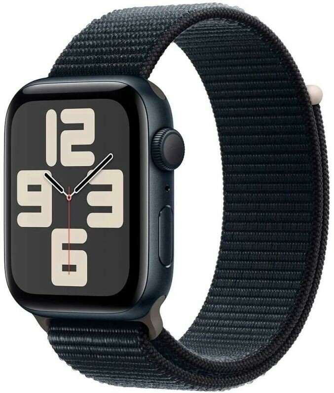 Apple Watch SE 2023, 40 мм, алюминий цвета "тёмная ночь", Midnight Sport Loop (MRE03)