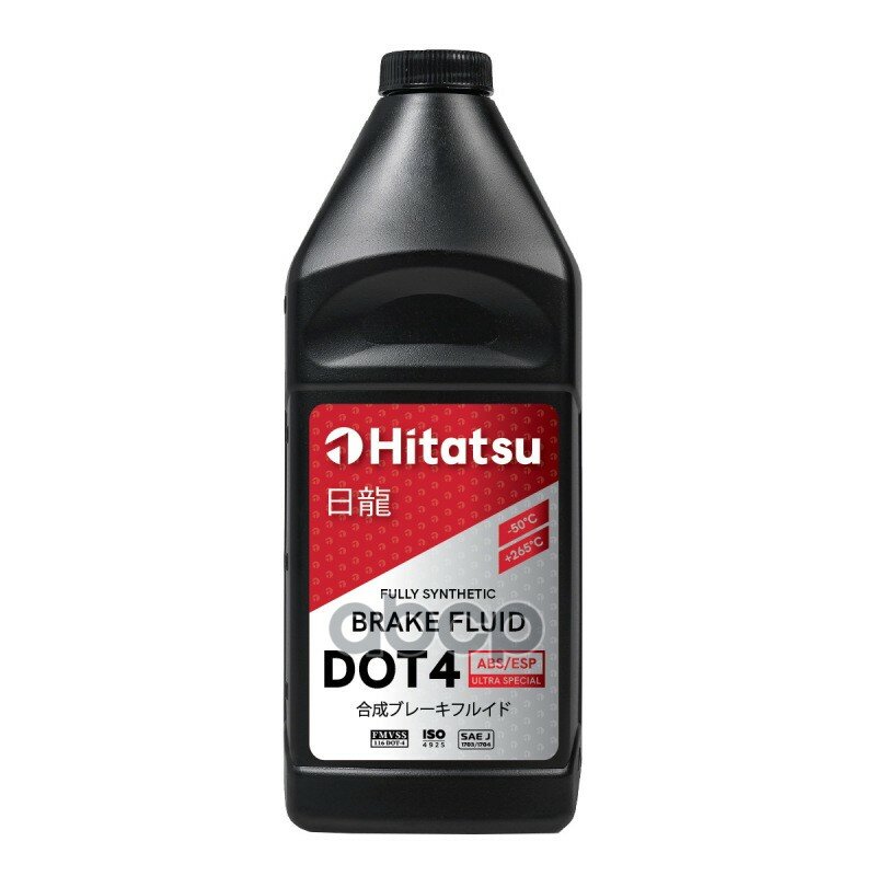 Жидкость Тормозная Hitatsu Dot4 (Abs/Esp/Asr/Dsr) Fmvss 116 Sae J1703 Saej1704 910Гр Hitatsu арт. BFH110