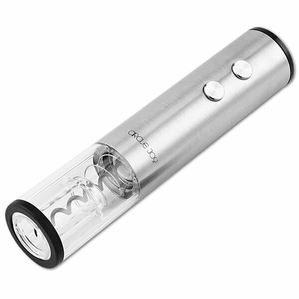 Изображение Набор аксессуаров Circle Joy Электрический штопор с набором аксессуаров для вина 4 в1 с питанием от батарей Circle Joy Electric Wine accessories GIFT SET (CJ-TZ02) CN, серебристый