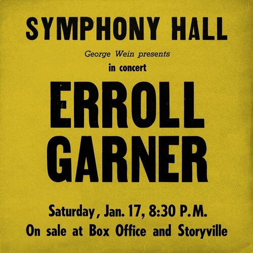 Виниловая пластинка ERROLL GARNER / SYMPHONY HALL CONCERT (1LP) erroll garner nightconcert