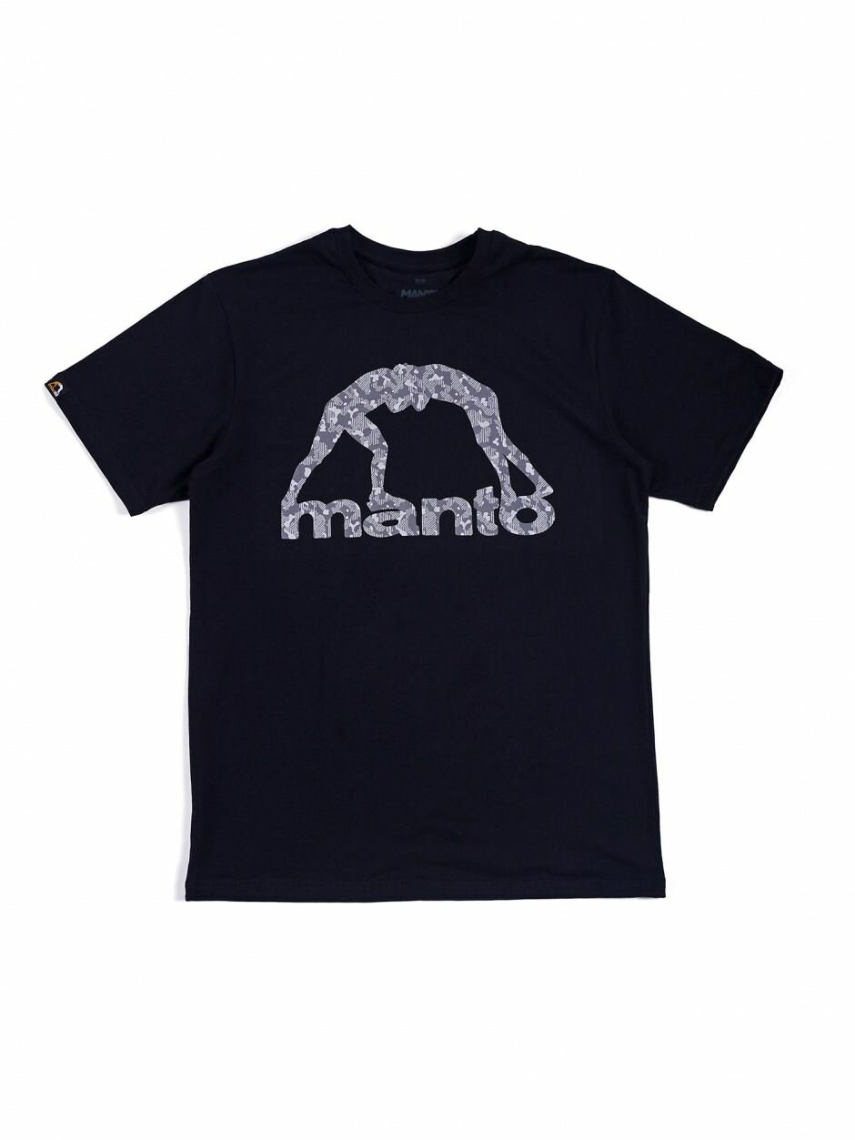 Футболка спортивная мужская Manto Logo Camo - Black (L)