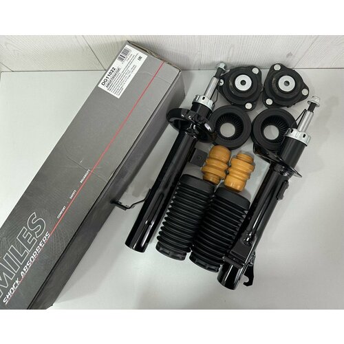 Амортизаторы передние с опорами подшипниками пыльниками и отбойниками Форд Фьюжен FORD FUSION 14-16 бензин дизель Miles Бельгия 20290₽