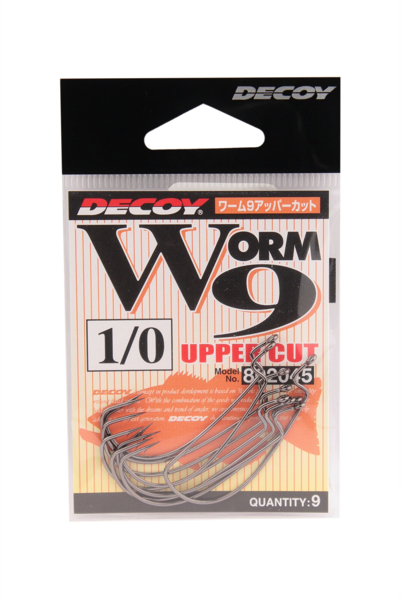 Крючки Decoy Worm 9 №1/0 9шт