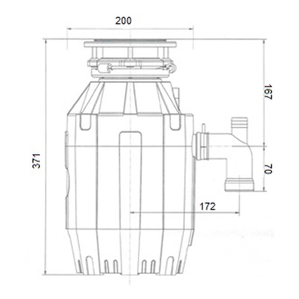 Измельчитель пищевых отходов Bone Crusher BC 910