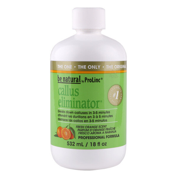 Be Natural Callus Eliminator Orange, Средство для удаления натоптышей с запахом апельсина, 532 мл