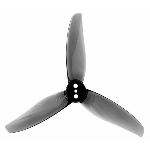 Пропеллеры Gemfan Hurricane 3020 3-лопастные Прозрачный серый Вал 1,5 мм 2CW+2CCW