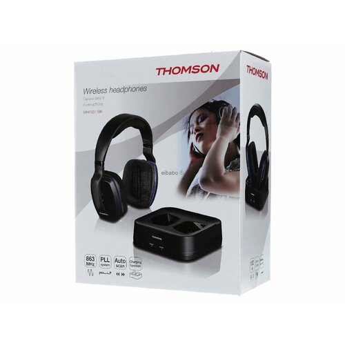 Наушники 20 20000 Гц с кабелем 0 м WHP3311BK 131959 Hama 00131959 4047443149565 27786₽