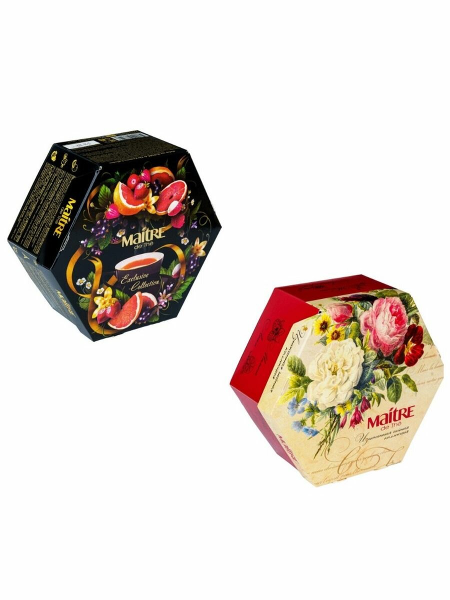 Набор Чай 2 вида/60пак: Цветы 12 вкусов+Exclusive Collection