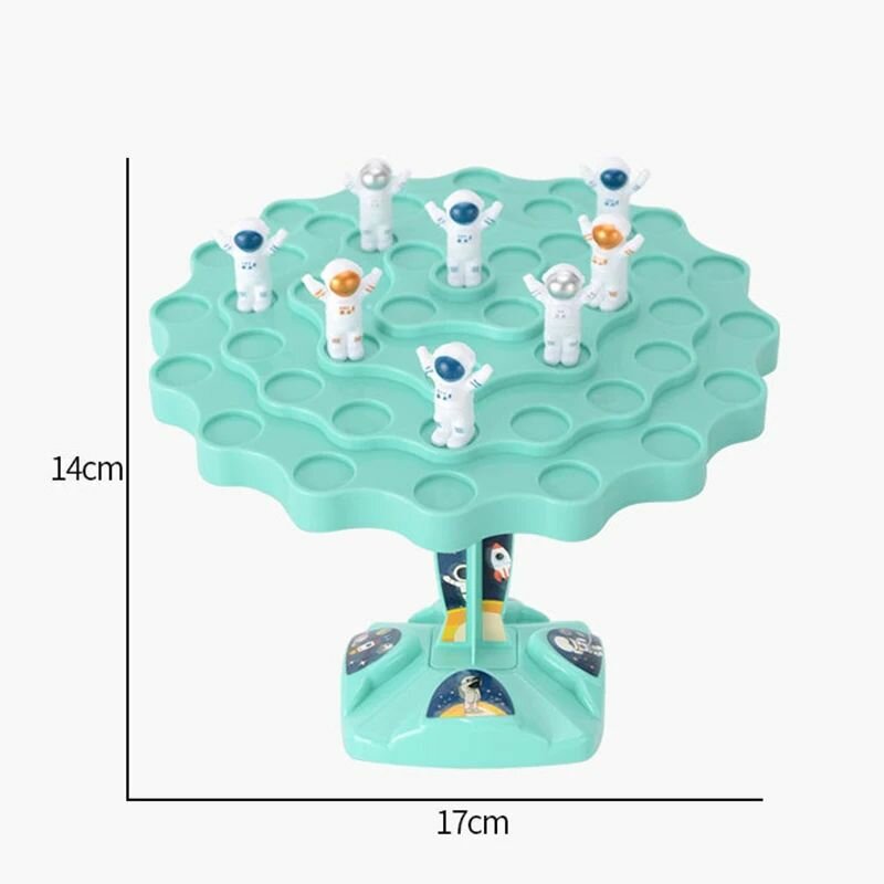 Детская настольная игра для всей семьи балансир Астронавты, логические игры для детей дерево баланса