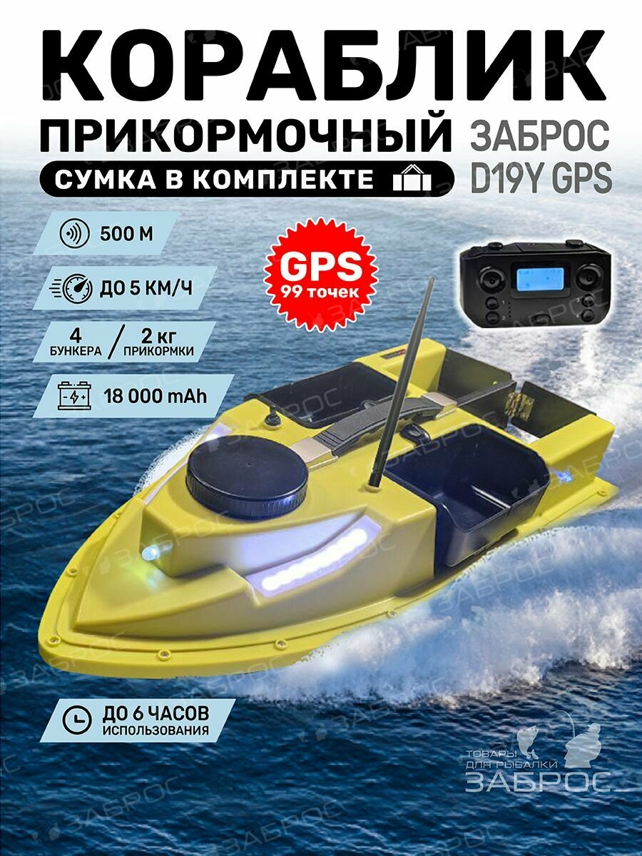 Кораблик для рыбалки радиоуправляемый с эхолотом и gps — купить по ...