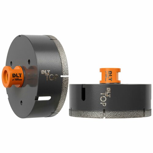 Коронка алмазная для керамогранита и камня DLT TOP, 105мм, арт.2109