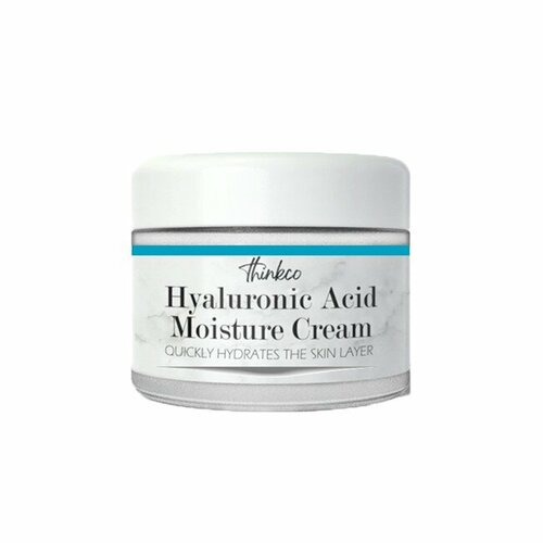 Увлажняющий крем с гиалуроновой кислотой Thinkco Hyaluronic Acid Moisture Cream, 50мл крем с гиалуроновой кислотой thinkco hyaluronic acid moisture cream 50 мл