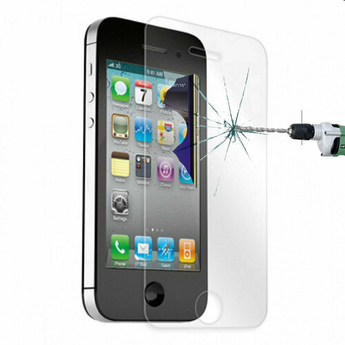 Защитное стекло для iPhone 4 / 4S стекло защитное luxcase iphone 4 4s прозрачное