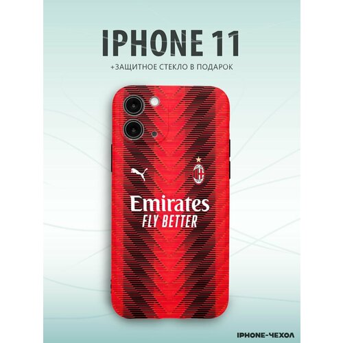 Чехол Iphone 11 футбол милан ac milan