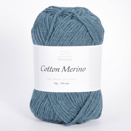 Infinity Design Cotton Merino (6862 Dyp Aqua)