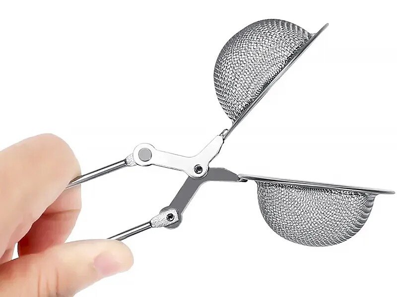 фото Ситечко для заварки Ситечко для заварки / фильтр для чая / аксессуары для кухни / Сито-щипцы для заваривания чая в кружке / Ситечко с мелкой сеткой