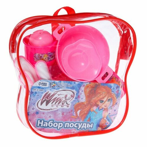 Набор посуды WinX Club в рюкзачке для девочки 661₽