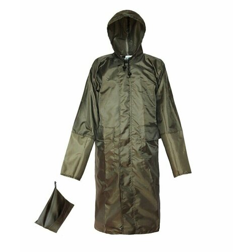 Дождевик мужской тактический хаки Элементаль Raincoat, р.36/38