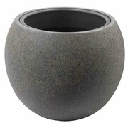 Nobilis Marco цветочный горшок Globe bowl D40хН32, серый