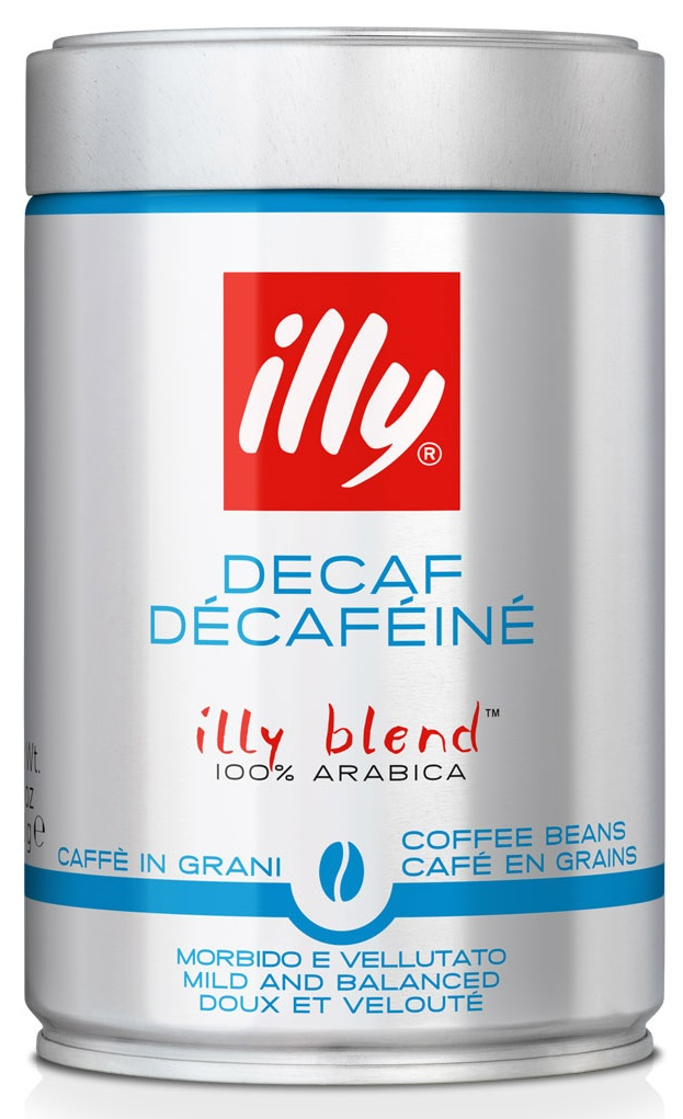 Кофе в зернах illy Decaffeinato, 250 г