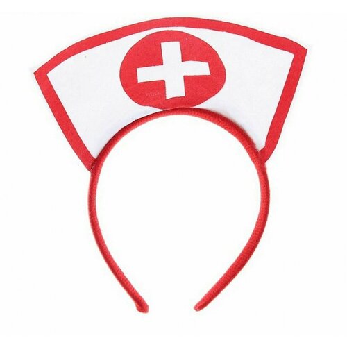 Головной убор медсестры карнавальный набор медсестры стетоскоп подвязка со шприцем и головной убор шапочка медсестры костюм медсестры на хэллоуин
