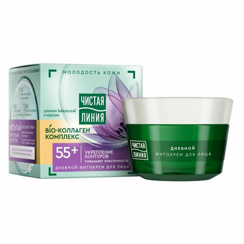 Крем для лица Чистая линия Укрепление контуров Дневной уход 45 мл