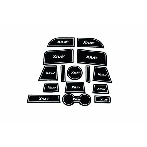 Коврики силиконовые панели приборов Lada XRAY Белый