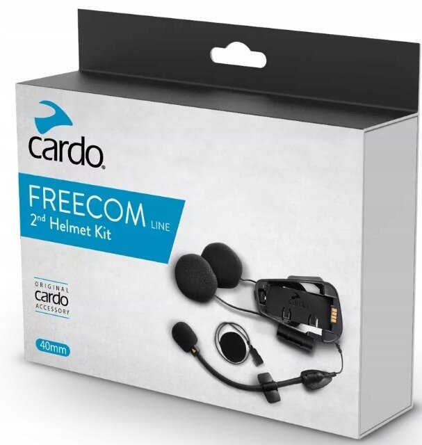 Комплект Cardo Freecom X/Spirit 2nd Helmet Kit - моно Bluetooth-наушники черного цвета