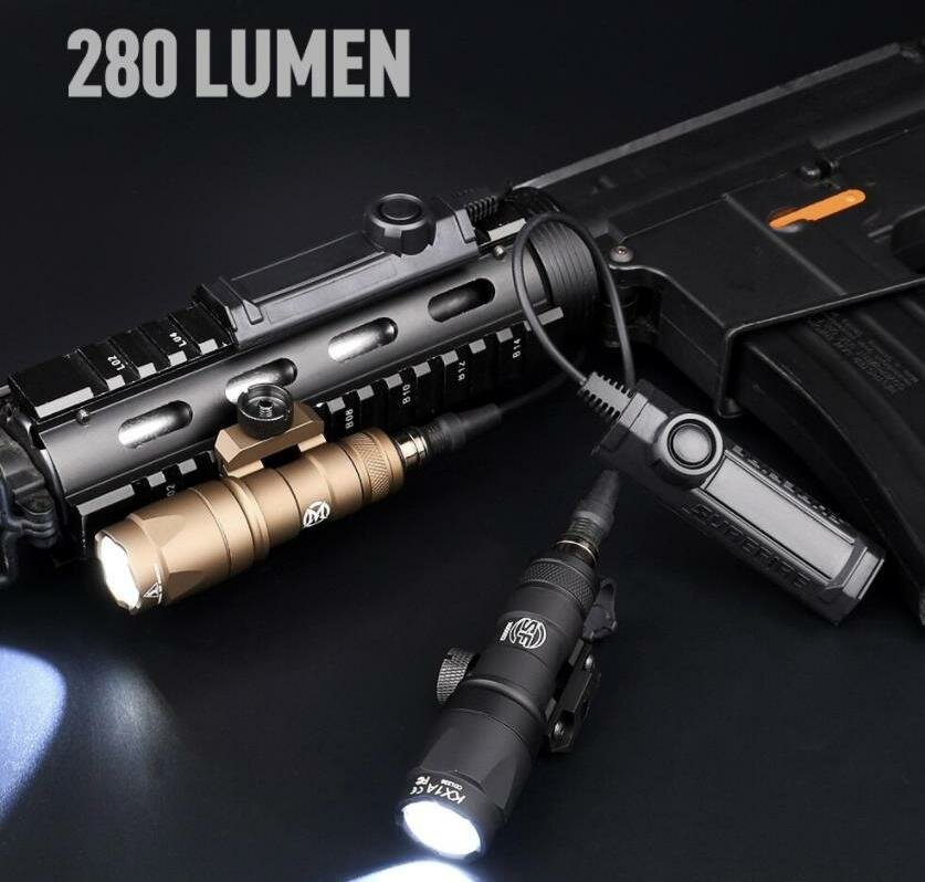 Тактический наствольный фонарь M300A Scout Mini с выносной кнопкой
