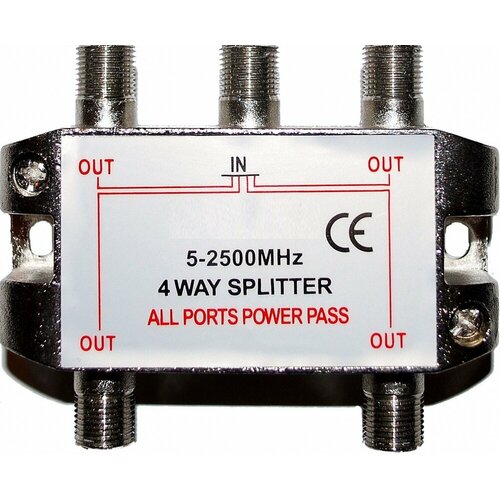 Сплиттер на 4 направления 5-2500 мгц