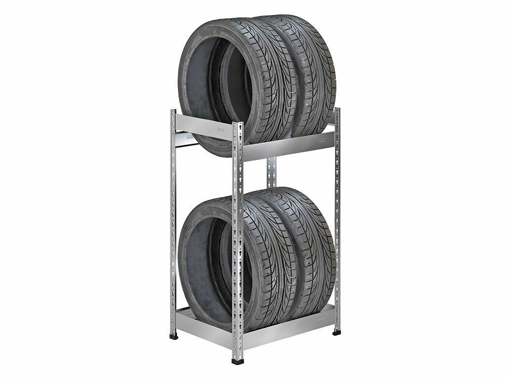 Стеллаж для хранения 4 шин SB 1153х688х525 оцинкованный