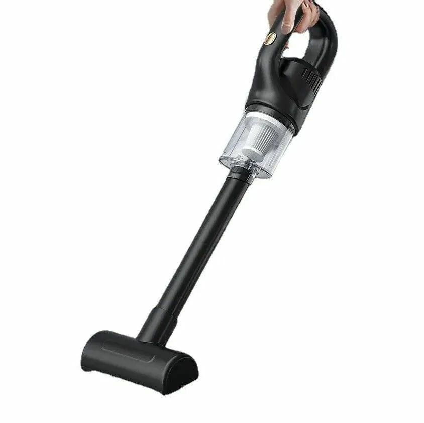 фото Компактный беспроводной пылесос. Черный