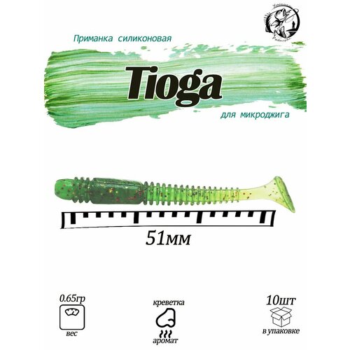 Tioga 2 Силиконовая приманка Fishing Chron съедобная резина