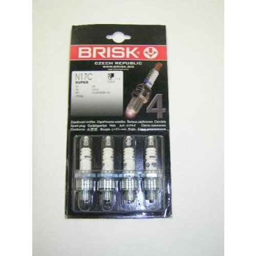 Свечи SUPER N17С /Г-3302 дв. 402, УАЗ/ (0.9) блист. комплект 4 шт