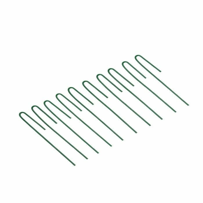 Зеленый универсальный колышек (длиной 20 см) - 10 шт, зеленый