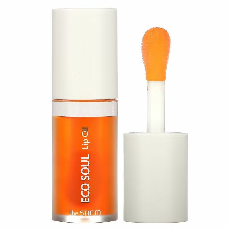 The Saem Увлажняющее масло для губ c экстрактом грейпфрута Eco Soul Lip Oil 03 Grapefruit