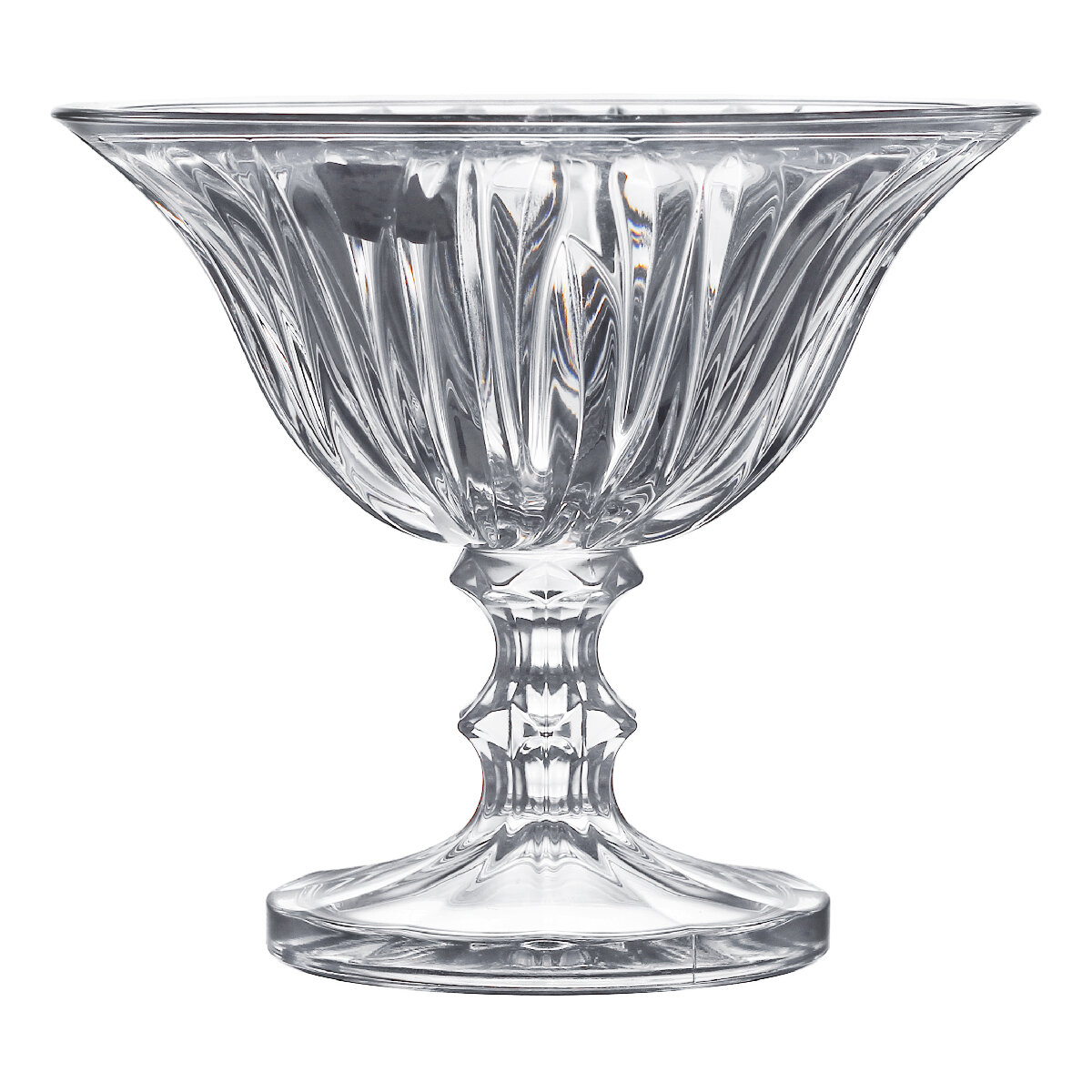 Ваза для конфет на ножке "Флам" 13.5 см, 1 шт, Aurum Crystal