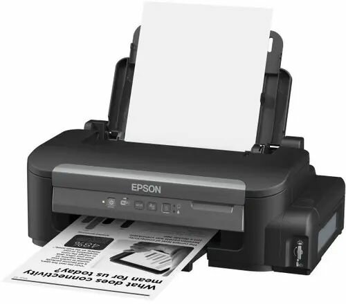 Принтер струйный монохромный Epson M105, СНПЧ, Wi-Fi + кабель и стартовые чернила