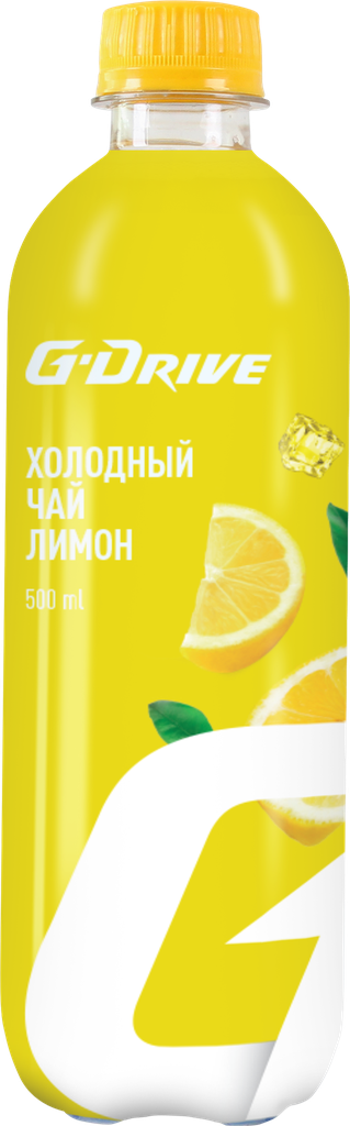 Напиток G-DRIVE Чай черный Лимон, 0.5л
